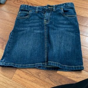 LL BEAN JEAN SKIRT